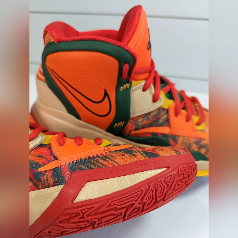 Nike Kyrie Infinity 1 World 1 people Casual Orange Basketball Sneakers Men's 7.5